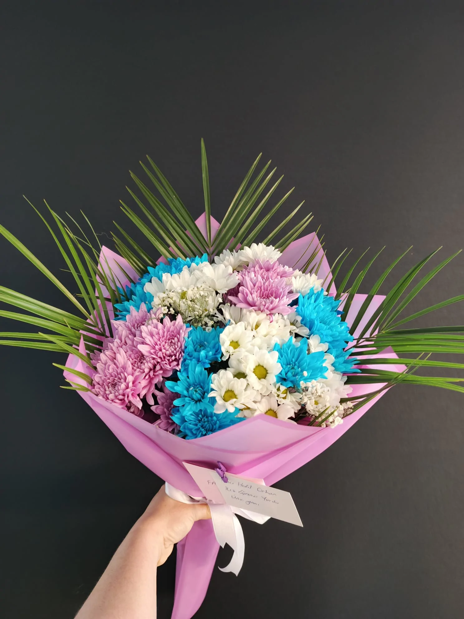 Lüks Karışık Papatya Buketi